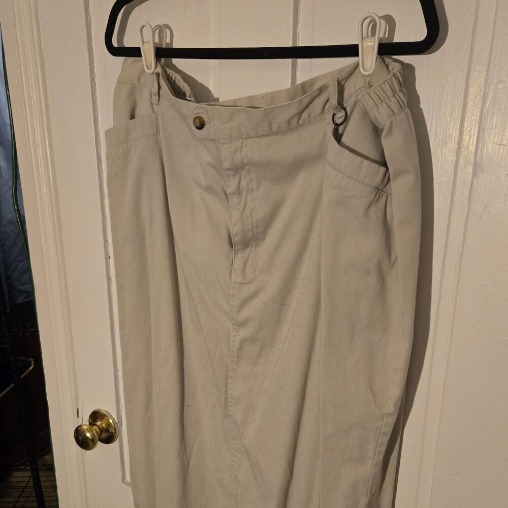 Longer length straight skirt